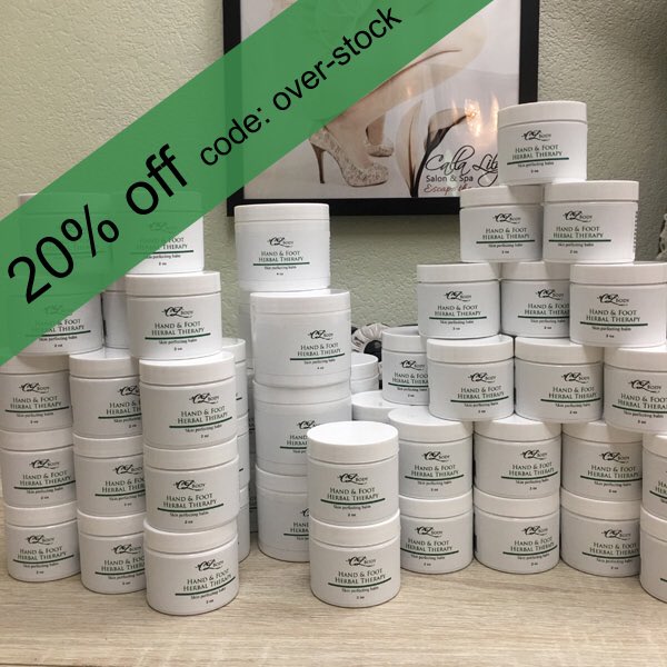 CLforMen's tweet image. ❗️⚠️ OVERSTOCK SALE l
Herbal therapy was specially created to address issues of dry, cracked skin and brittle nails. can be used to help soothe eczema, psoriasis, bug bites, contact dermatitis, hives and more.
Use code over-stock at checkout on callalilycosmetics.com