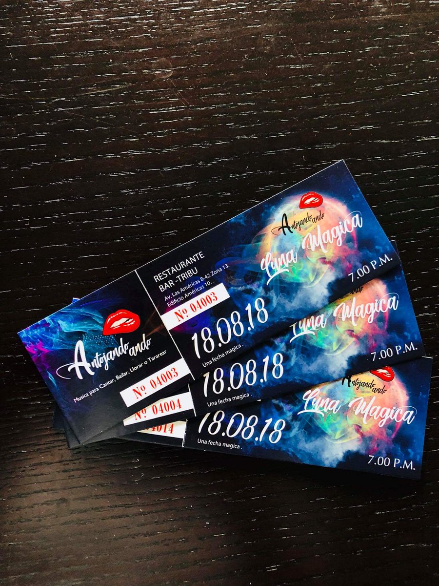AntojandoAndoGT's tweet photo. ¿Y ustedes ya tienen sus entradas? 
Recuerda puedes hacer tú reservación al 30077933
#AntojandoAndo #TribuFoodPlace https://t.co/CN7BxGDAGT