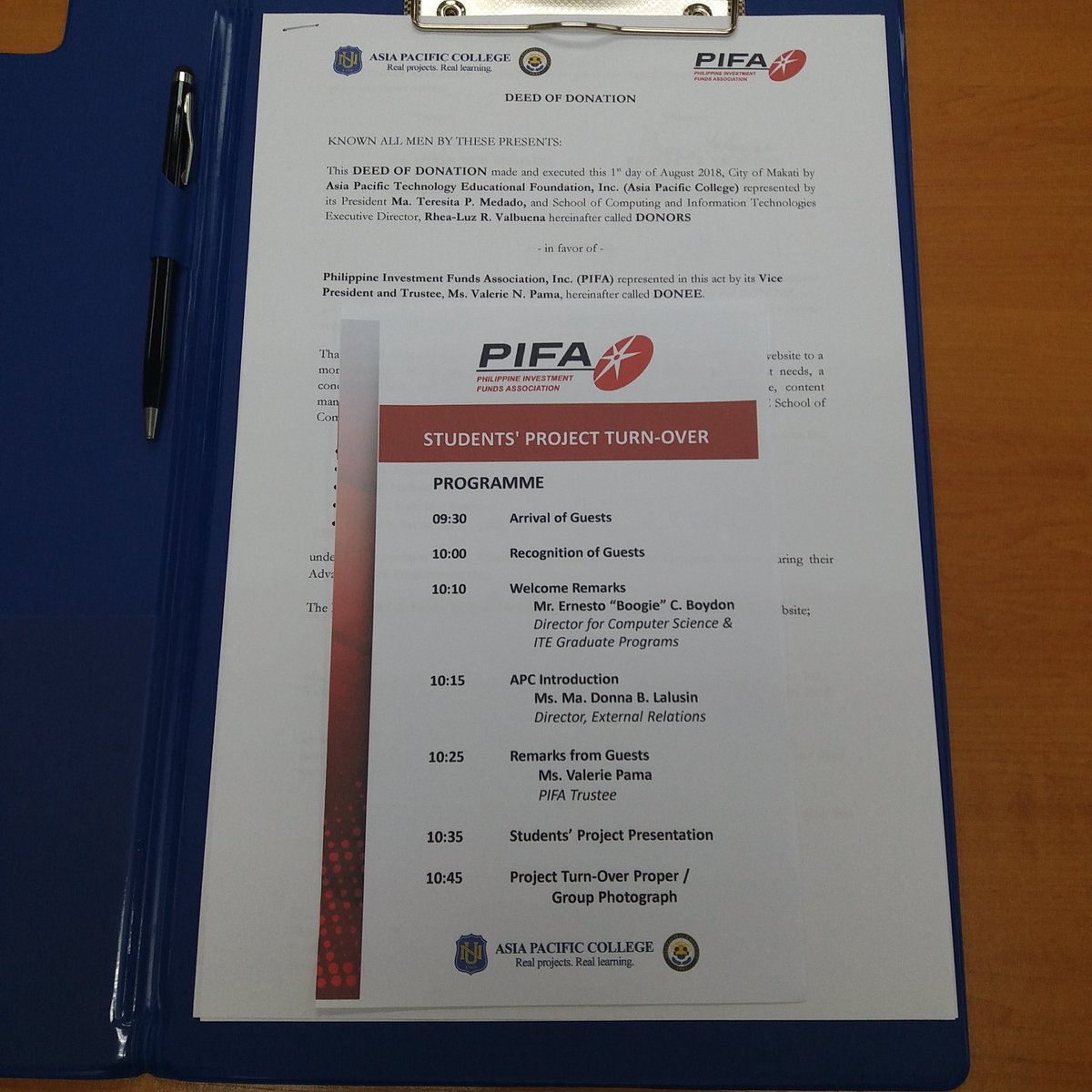 apcrams's tweet image. APC is very proud to turnover its students' project for the Philippine Investment Funds Association (PIFA) that will soon be an up and running upgraded website. #RealProjects #RealLearning #SoCIT #APCat27