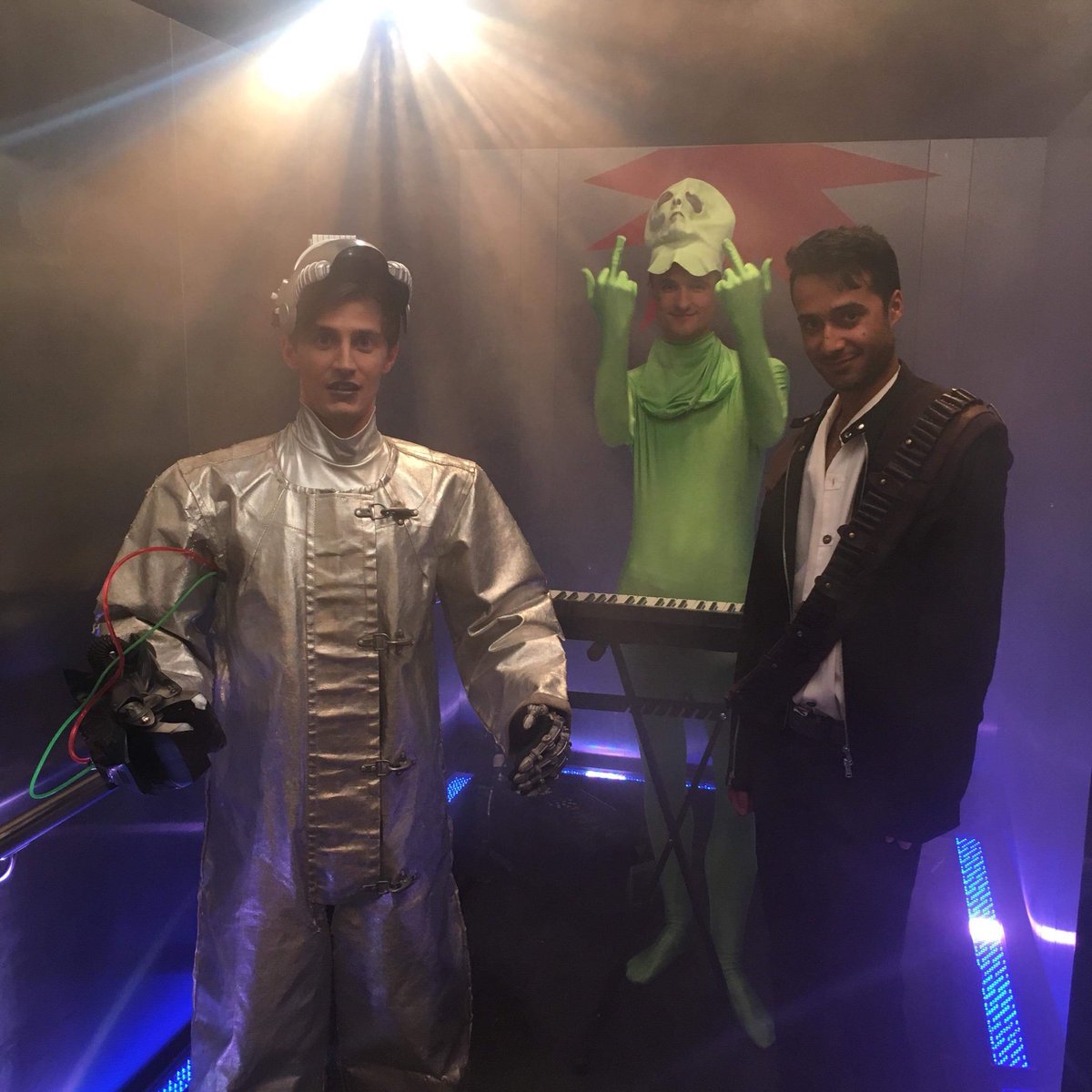 We have some exciting news coming!  And no, we aren’t finally performing Luke’s weird space opera... stay tuned !