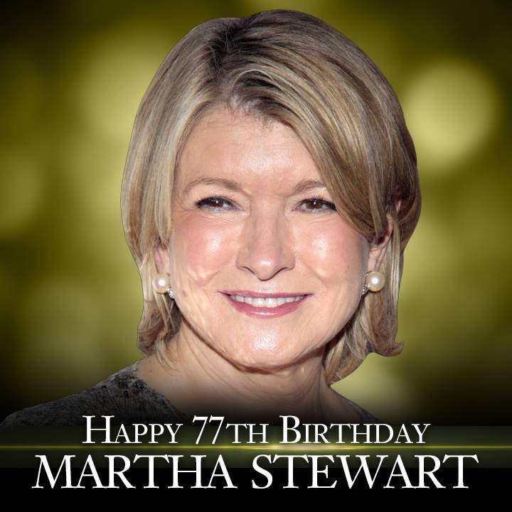 Happy Birthday to Jersey City\s own Martha Stewart!       
