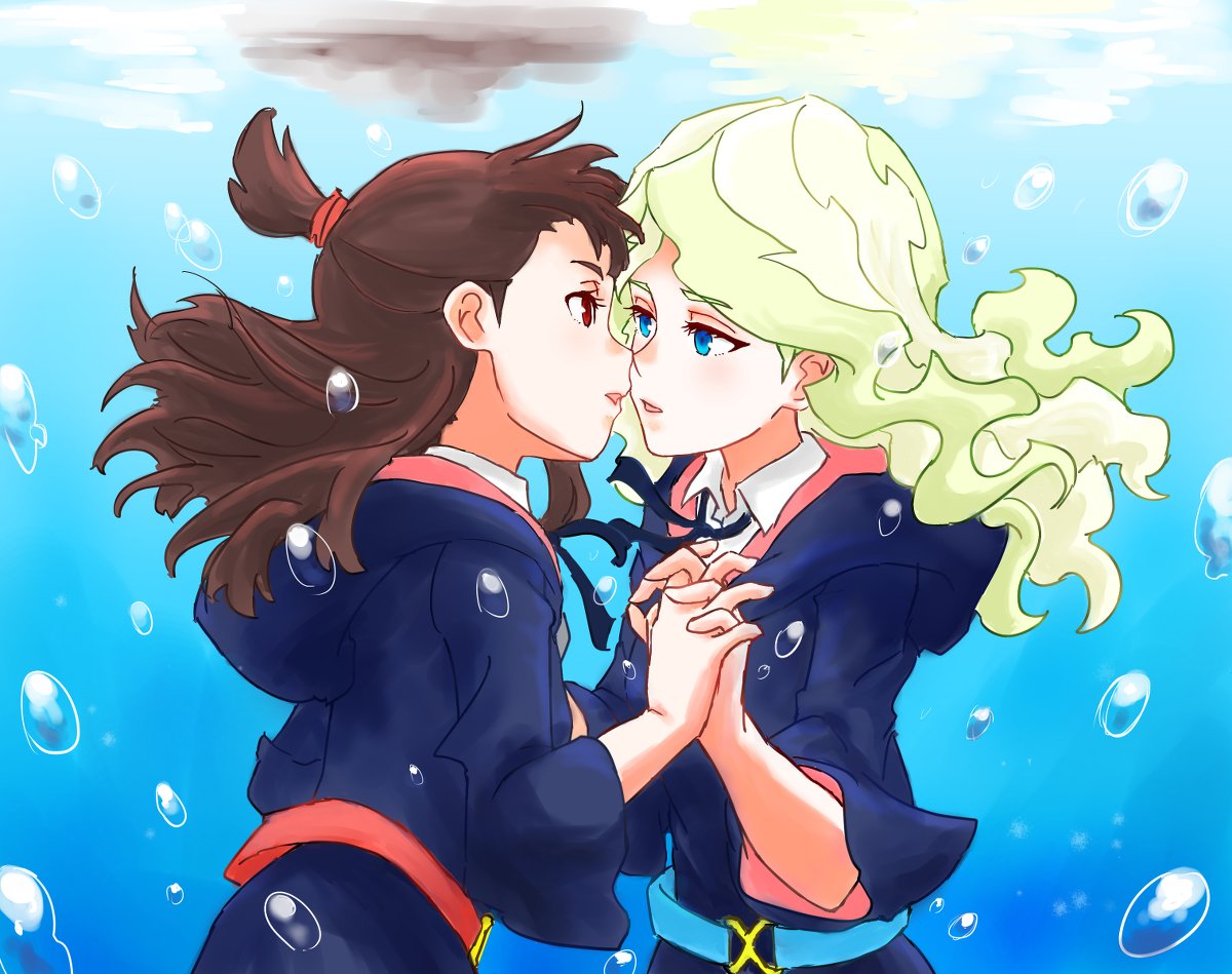 アコダイ #LWA #ダイアナ #ダイアナ・キャベンディッシュ #リトルウィッチアカデミア #アッコ #ダイアコ #百合 #アコダイ #アツコ・カガリ pixiv.net/member_illust.…