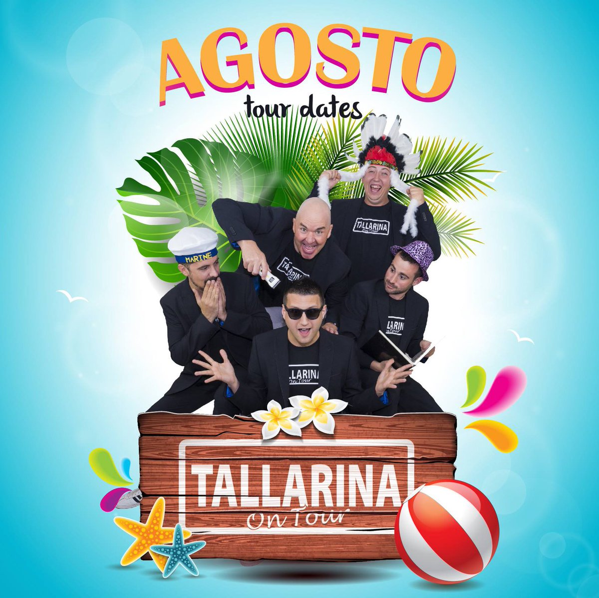 AGOSTO 2018
V3 #Rafelguaraf
S4 #Medusa #Cullera
S4 #Antella
V10 #DiscoCamaleon #Calp
S11 #Cocentaina
S11 #Alfarrasí
L13 #CortesDePallás
M14 #Senyera
J16 #Godelleta
S18 #MedusaCullera
S18 #Villena
L20 #TremendaClub #Xàtiva
L20 #Massalavés
V24 #Guadassuar
S25 #Olleria
L27 #Alcora