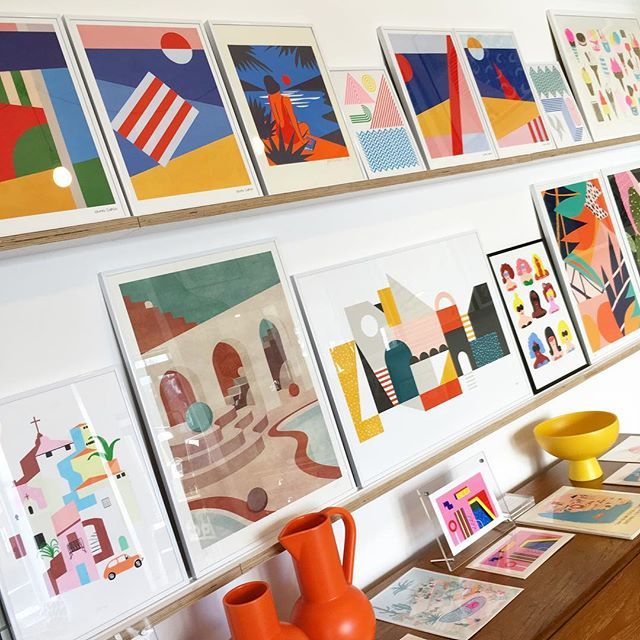 😍😍👏👍@unlimitedshopuk Sunny sunny walls at #unlimitedshop #brighton !!! Phwoar!!!! #wishyouwerehere2018 #welovegreatdesign #designgallery #designexhibition #designforyourhome #illustration #graphicdesign #contemporaryart #conceptstore #colourmehappy