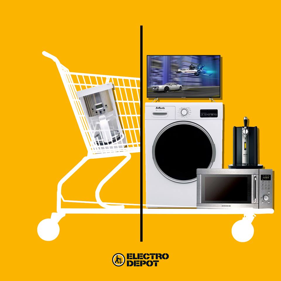 Als ik ga naar de winkel : 'Het zal snel gaan, ik heb niks nodig" / 3 uren later : volledig winkelkarretje 😂 #shopping #electrodepot #retail
