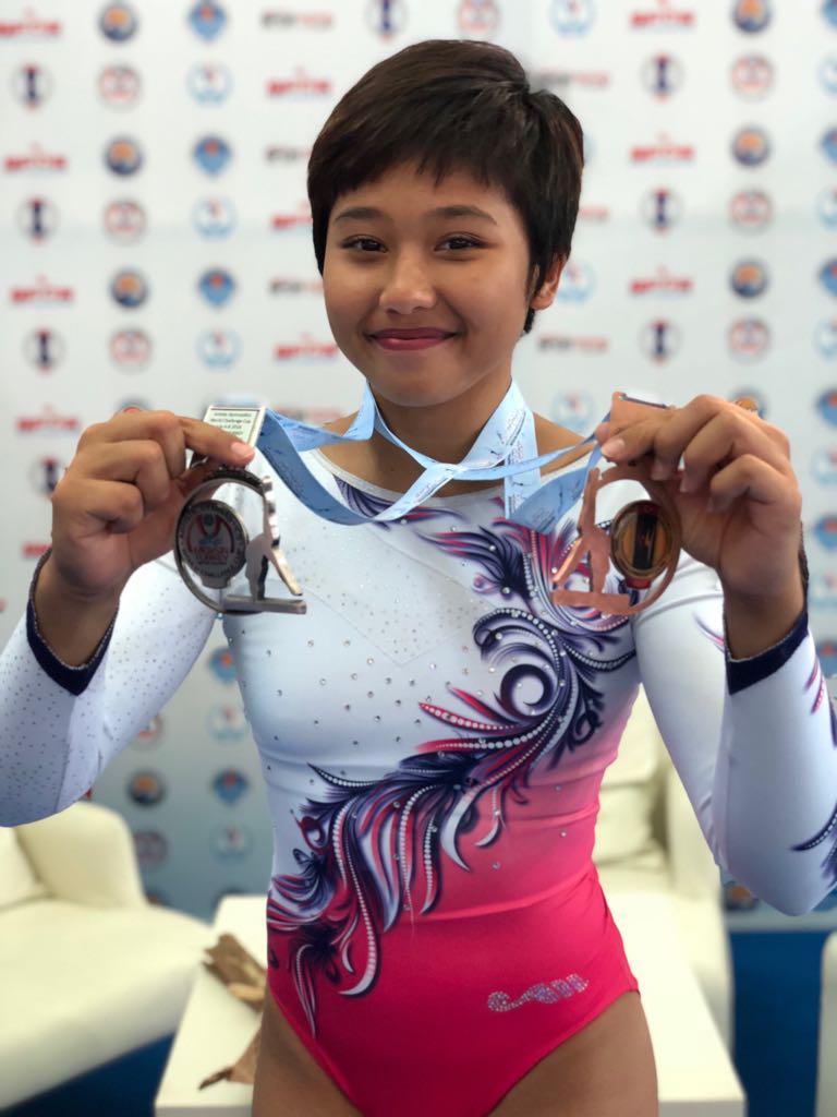ina_gym's tweet photo. Bulan lalu, Rifda Irfana Luthfi berhasil membawa pulang medali perak untuk nomor WAG Vault dan perunggu untuk Floor di ajang Artistic Gymnastics World Challange Cup di Turki. 

Yuk, nantikanny di #AsianGames2018 nanti. Jangan lupa untuk dukung selalu gymnast Indonesia... https://t.co/FNXehI7WUJ