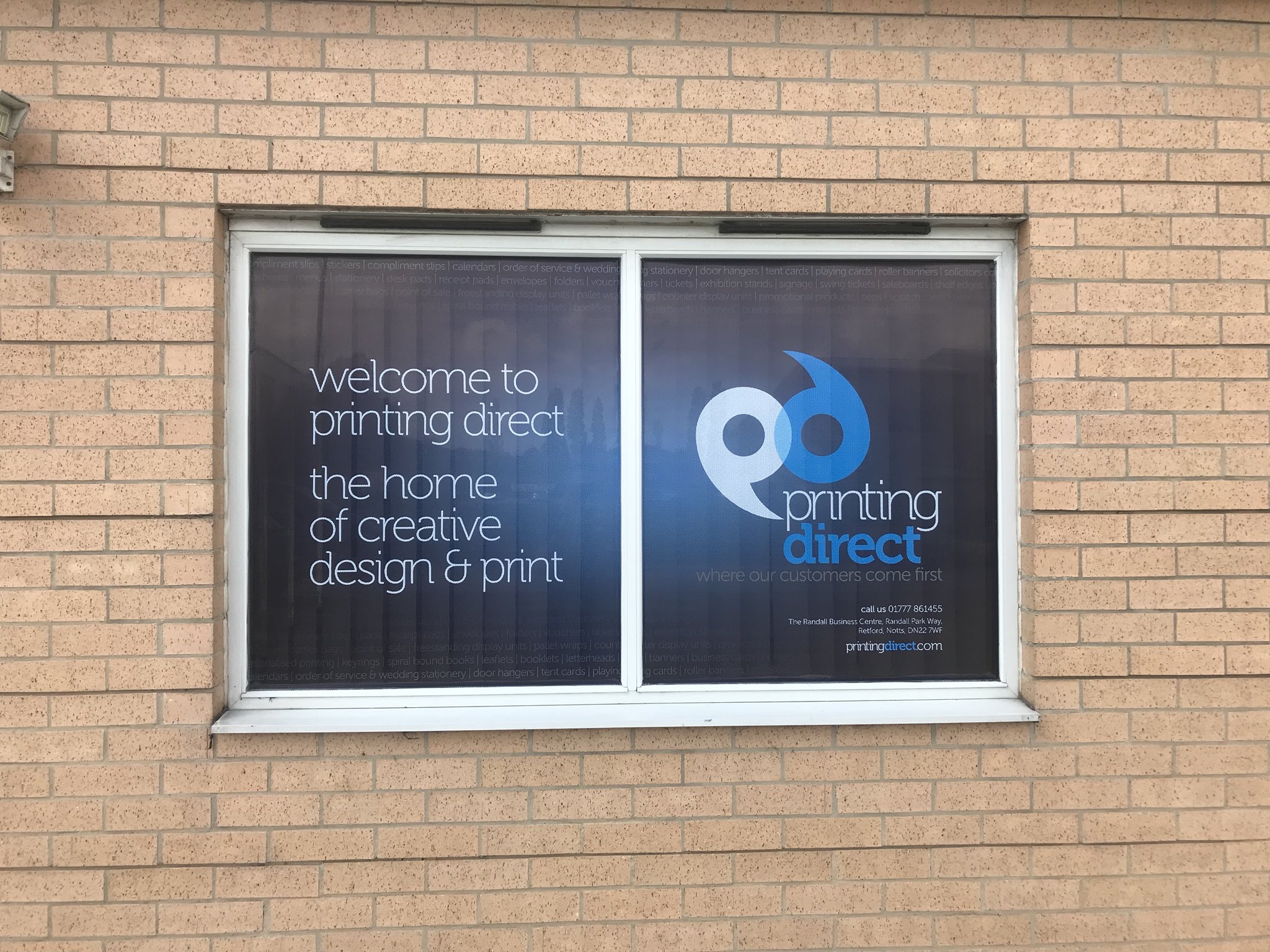 Printing Direct On Twitter New Window Vinyls For The Office So