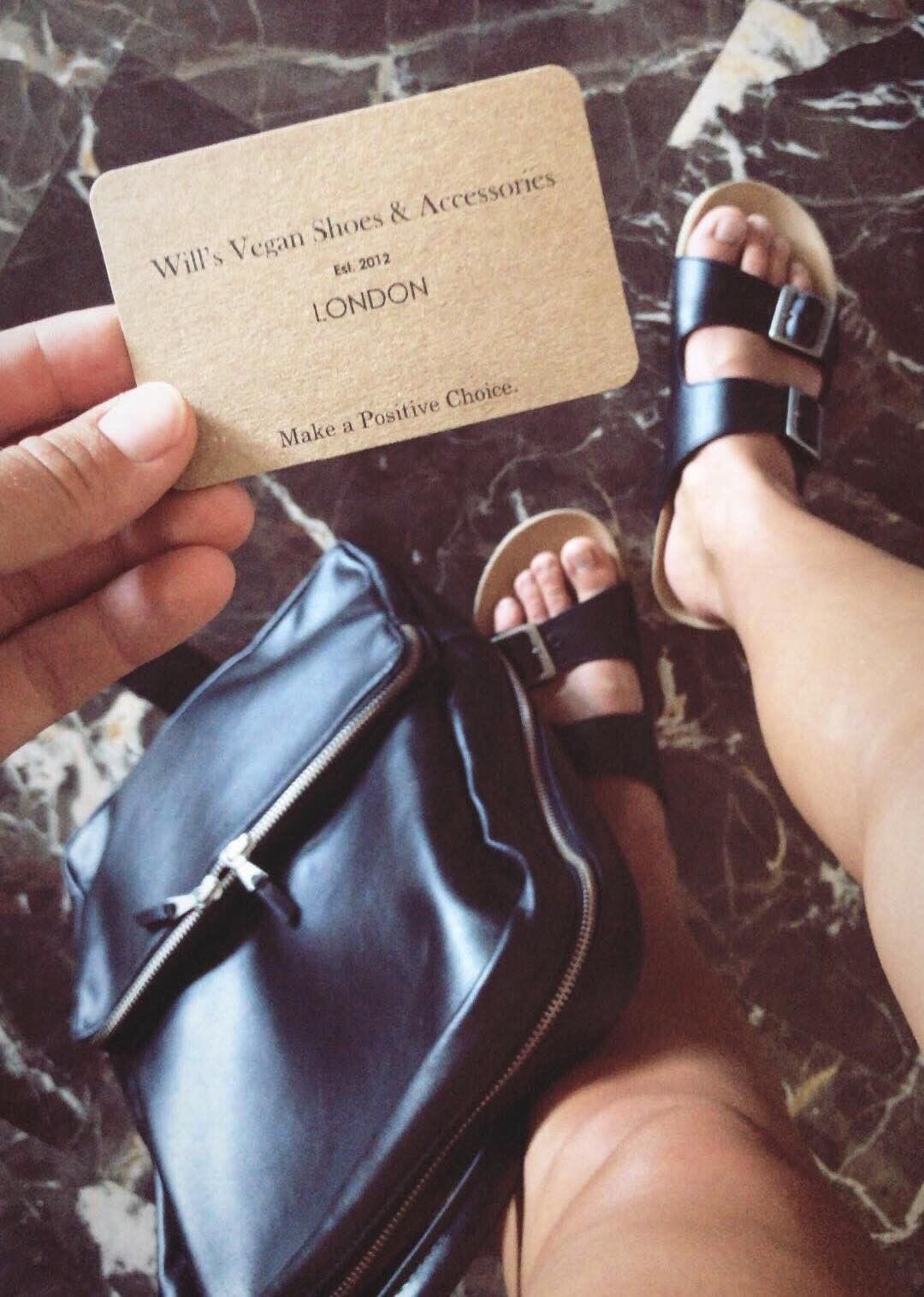 vegan footbed sandals