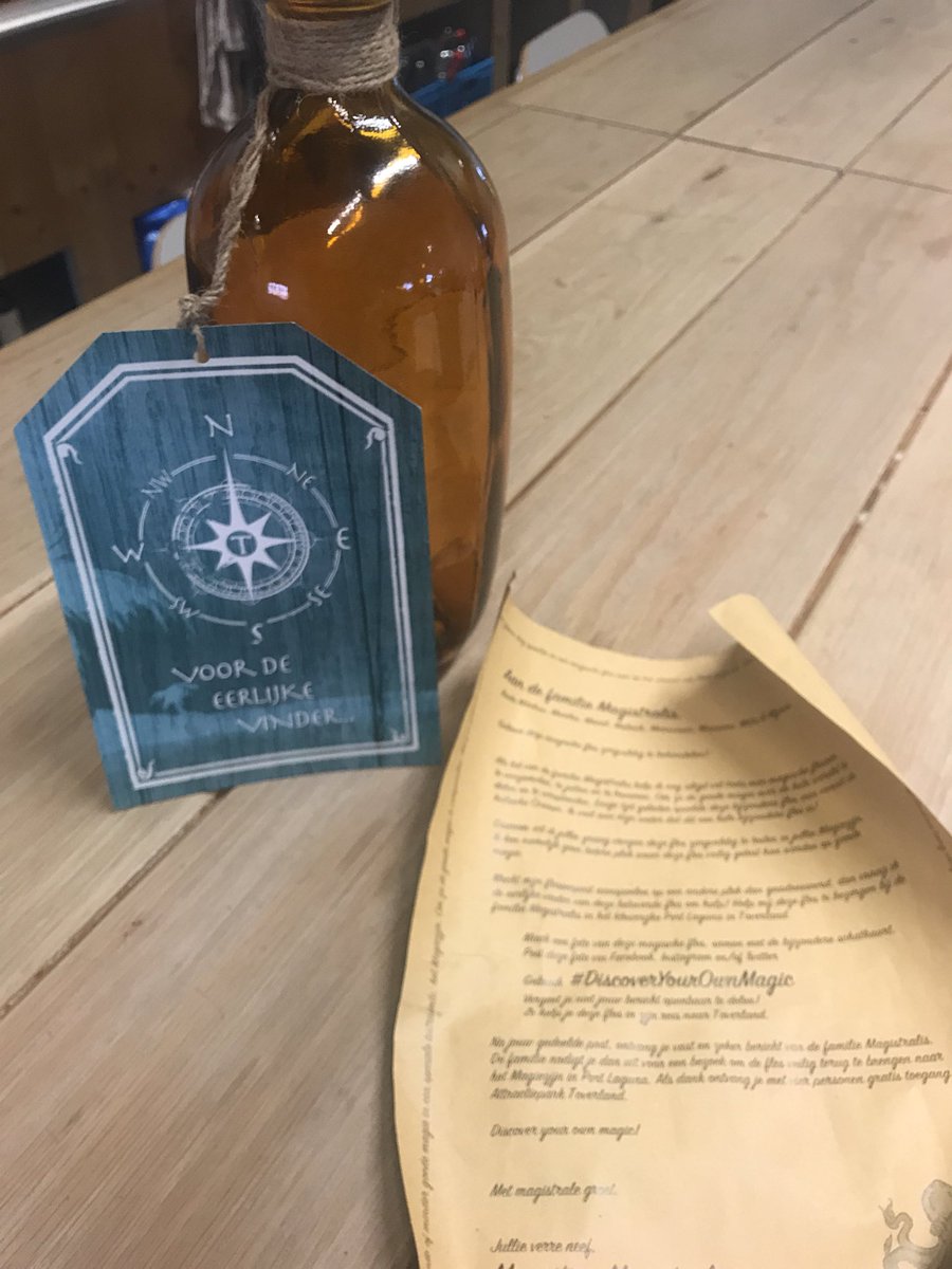 Wat een geluk! En met name voor de kids. Mooi actie van Toverland. Gevonden in de Utrecht stad #DiscoverYourOwnMagic