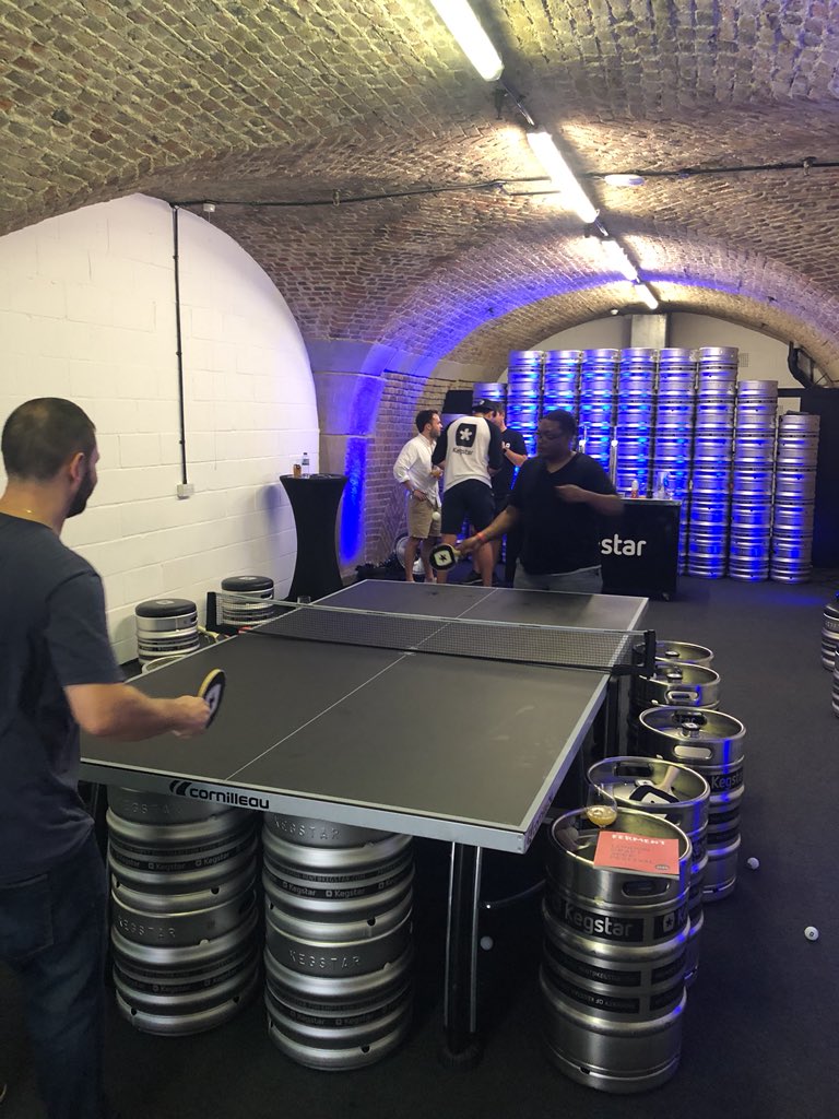 Enjoying the <a href="/kegstarkegsuk/">Kegstar Europe</a> pong pong