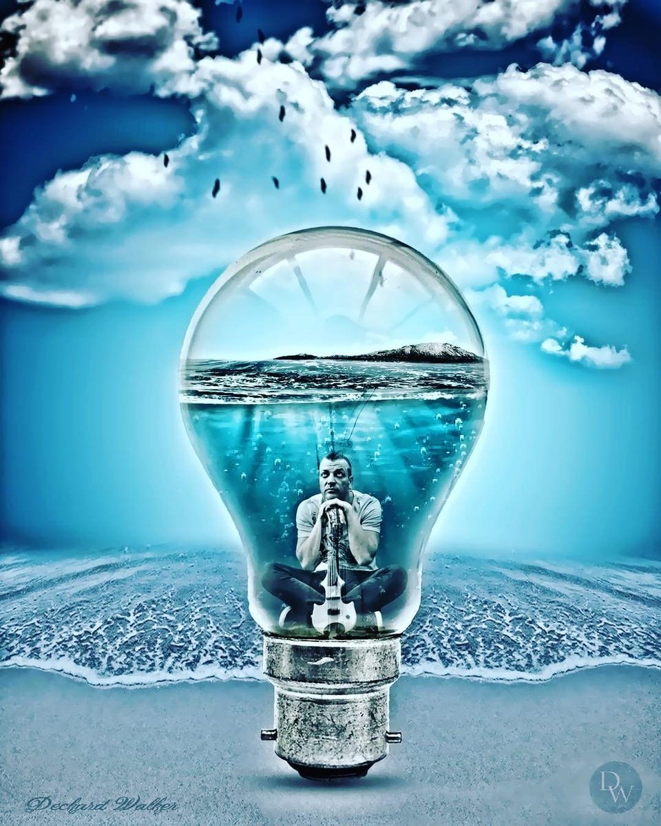 A #brightidea may be imitated but will Never be the same! Hats off to everyone who has #theballs to be unique and the first to be a pioneer in their passion❤️🎻🤘🏼 artwork credit <a href="/deckard_walker/">Deckard Walker</a>  - #regrann