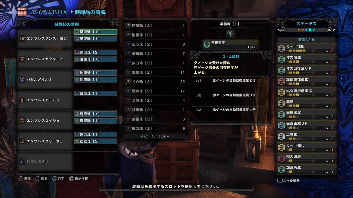 ランス装備 ランス装備