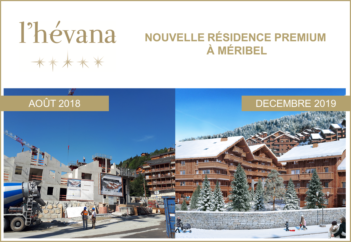Découvrez l'hévana et ses 95 appartements premium au cœur de Méribel-Centre ! bit.ly/lhevana360