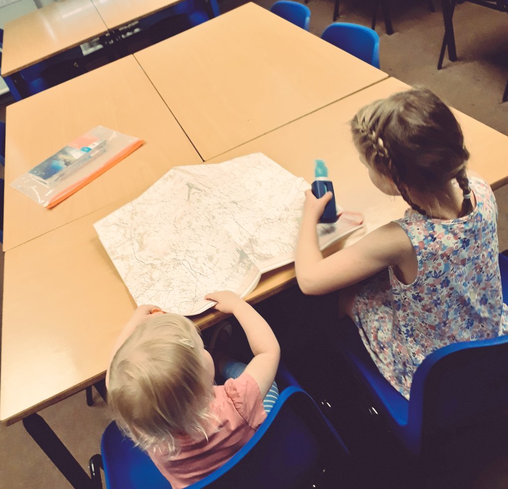 The summer holidays are here but we are doing an @OrdnanceSurvey master class today...😂 #LoveMaps #NavigatetheWorld