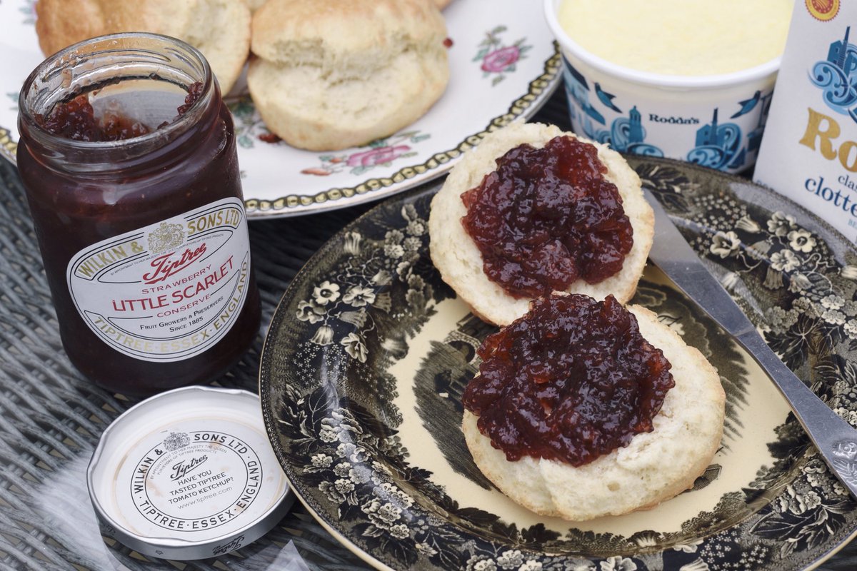 It’s always jam first, and nothing can replace “Little Scarlet” from @tiptree   #englishcreamtea #scones #creamtea #littlescarlet #foodreview