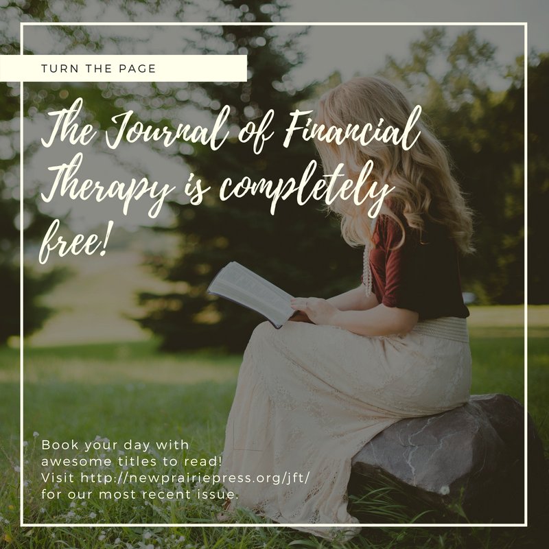 FinTherapyAssoc's tweet photo. Need some poolside reading? Check out the newest issue of the Journal of Financial Therapy at https://t.co/49BQPNX7vG. All articles in this current issue and past issues are completely free and available online! https://t.co/FPlFo92INv