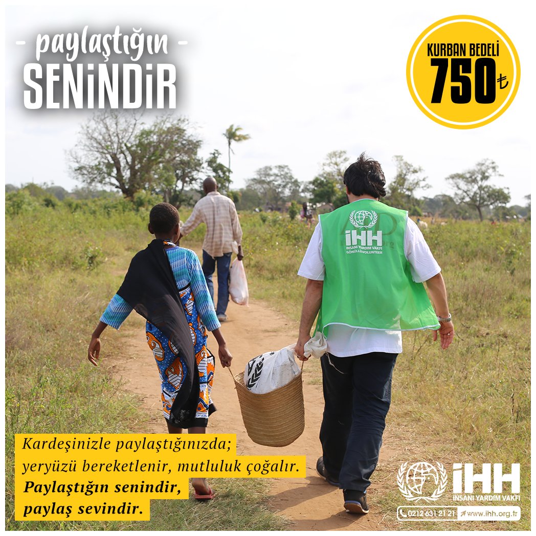 Kardeşinizle paylaştığınızda; yeryüzü bereketlenir, mutluluk çoğalır.

Paylaştığın senindir, paylaş sevindir.