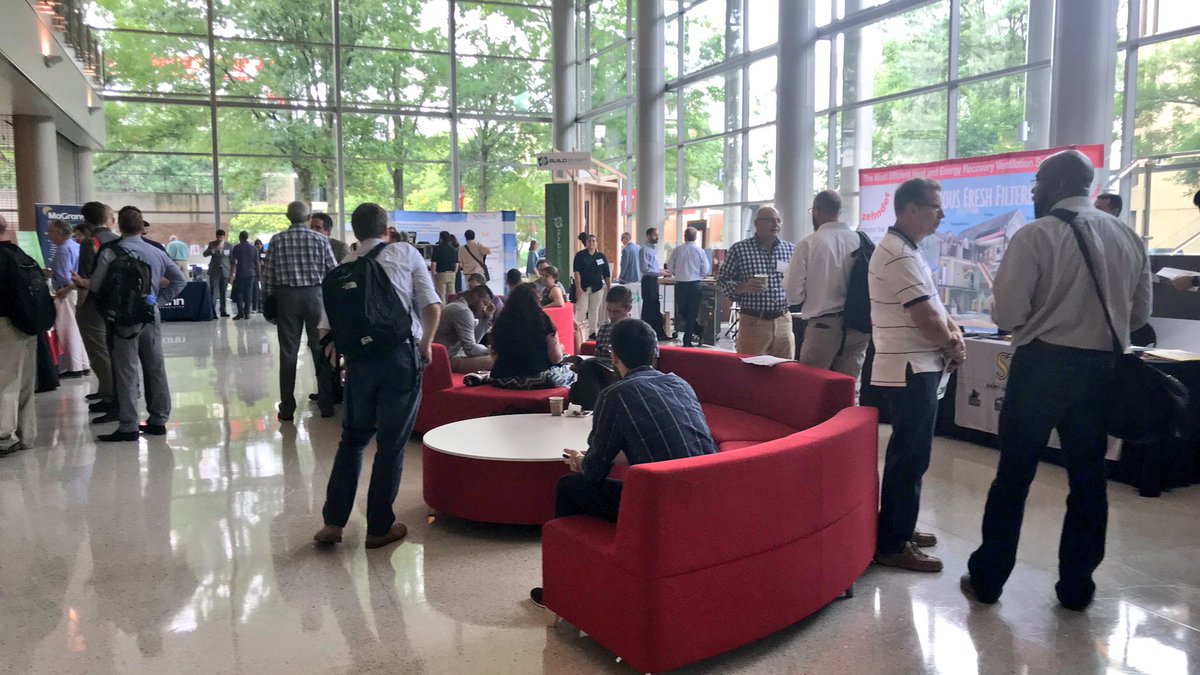 GreenBldgUnited's tweet photo. Day two of the #NewGravity Housing Conference has begun. We want to thank our Gateway Sponsors @CascadiaWindows,
@K_A_Design, @MaGrannAssoc, @minotair, @MitsubishiHVAC, @rockwoolna , @StegoIndustries, @swegonair, @WorldClassSply, and @ZehnderAmerica! #BuildGreen18 https://t.co/44bXuEsDrt