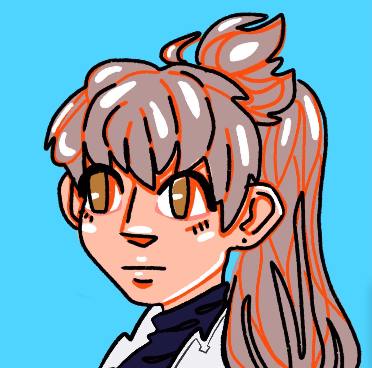 I havent been on here for like a year lol i was looking through some old art and was inspired to draw takumi lol