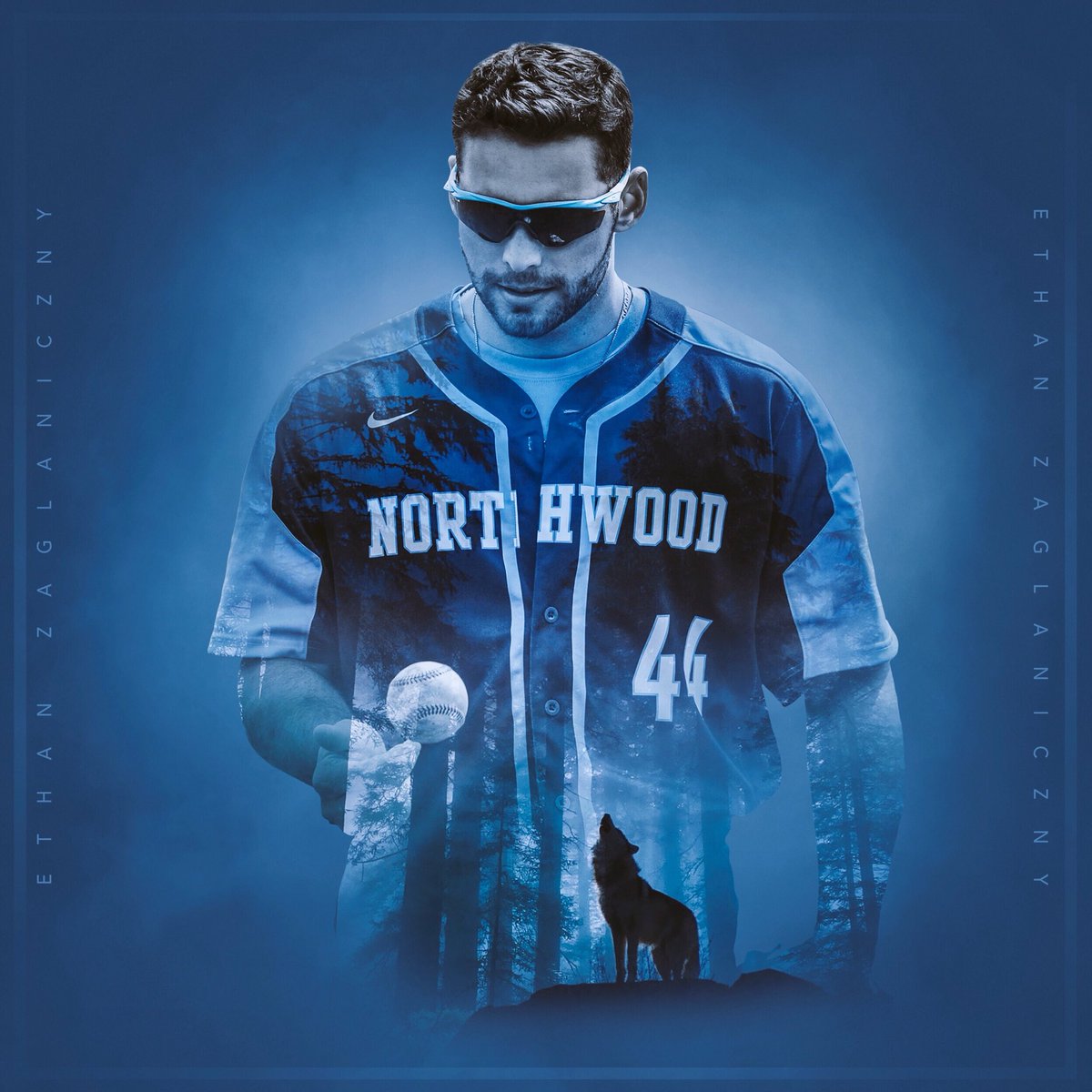 Double exposure graphic: