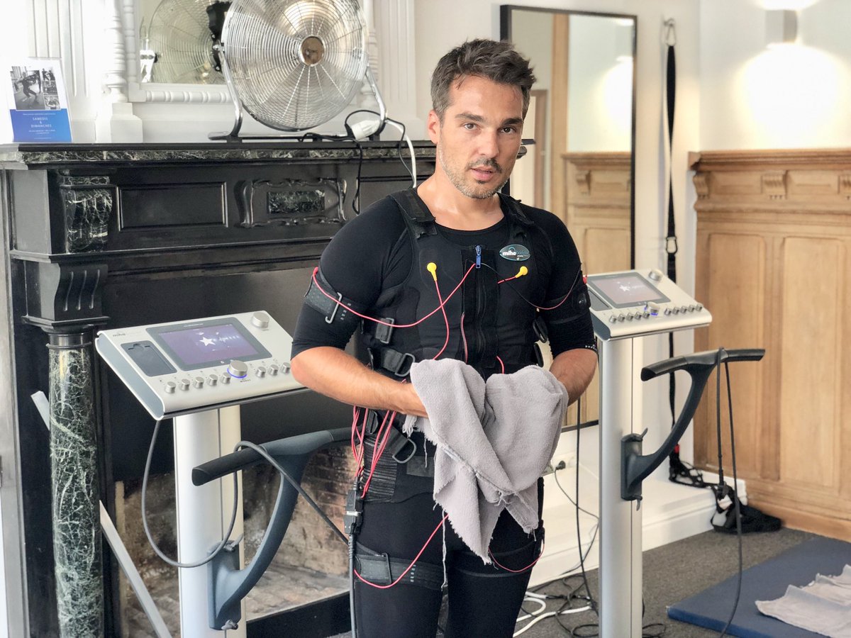 miklesp_'s tweet photo. Avec 33c ce fut dur! Mais c’est fait! Hop... #mojito maintenant 😂🏋🏼♀️ #NoPainNoGain #EMS #mihabodytech @TeamMihabodytec https://t.co/HhUfuo7vNW