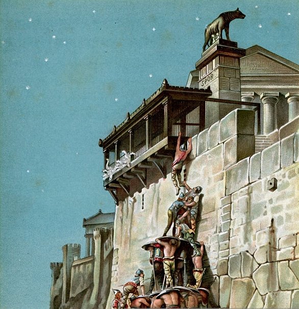 Antinous the Gay God on Twitter: "3 Aug 390 BC #Gauls nearly conquered  #Rome because #watchdogs fell asleep! Only the sacred #geese of #Juno/#Hera  squawked to wake the #Roman defenders and save