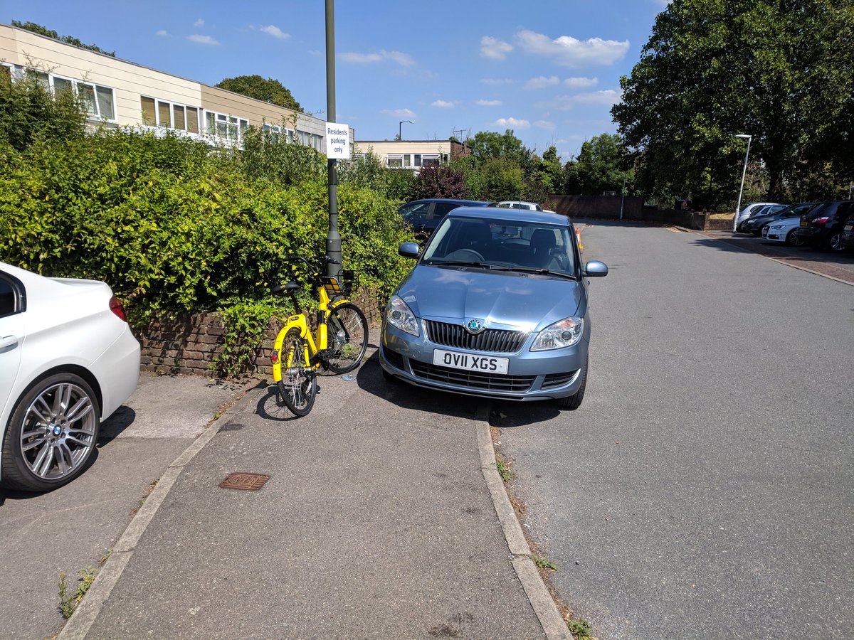 Really I don't think we should be having dockless cycle hire schemes until the users behave themselves and stop blocking pavements