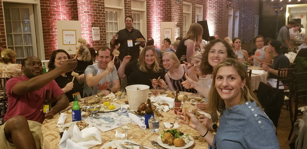 KatMerullo's tweet photo. #Buzz18 crabfest https://t.co/QZ4oPtuGQc