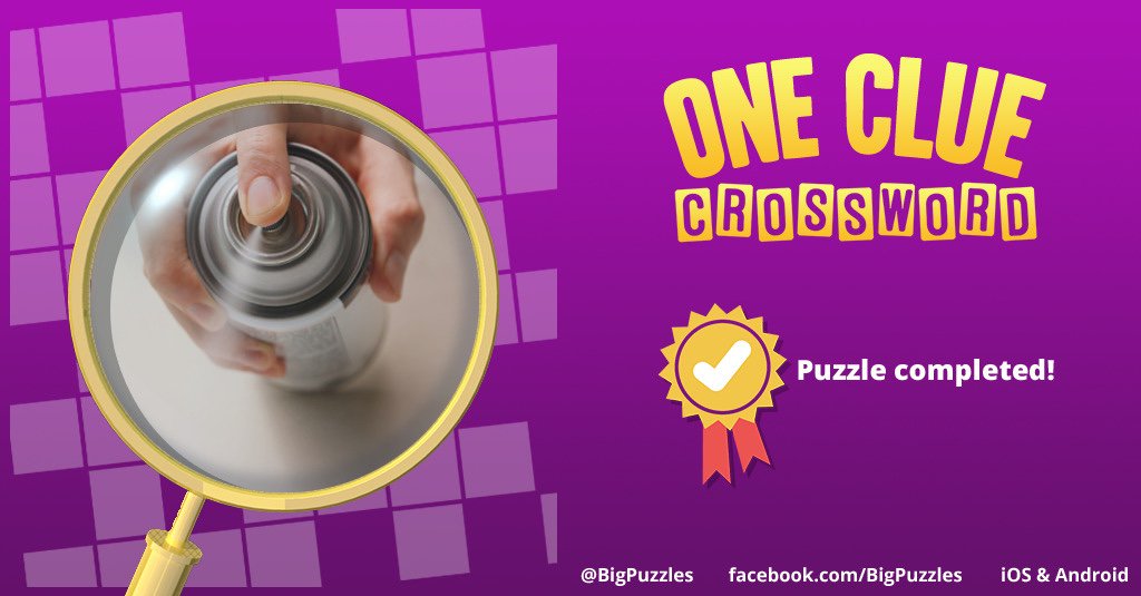 bldgblocks's tweet image. I completed a puzzle in One Clue Crossword. Play now for free!
onecluecrossword.com #OneClueCrossword