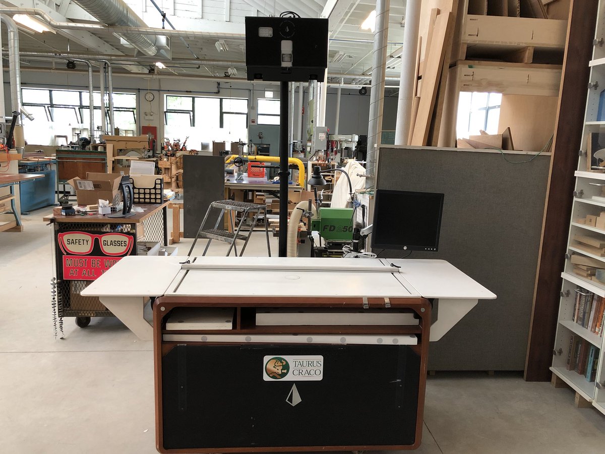 At the @GWTPjobtraining facility setting up a <a href="/mimbus/">MIMBUS</a> Wood-ed table. Big thanks to <a href="/Taurus_Craco/">Taurus Craco</a> for supplying their machine for <a href="/IWFAtlanta/">IWF Atlanta</a> and <a href="/actecareertech/">ACTE</a>.