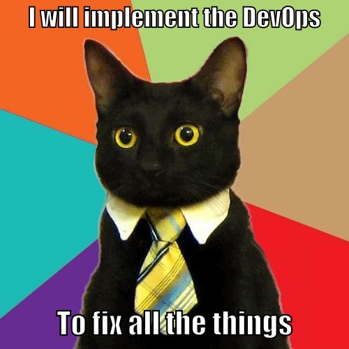 cloudatsol's tweet image. DevOps Cat says #DevOpsSimplified is so easy, "meow can do it!" #DevOps #cloudhumor #Fridayfunnies #wegotjokes