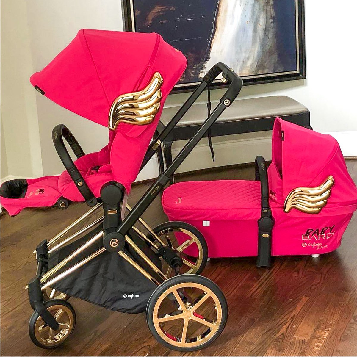 jeremy scott stroller pink