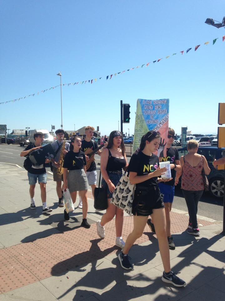 AhhNcs's tweet photo. @NCS #AHelpingHand Busking in and around Hastings today!! Lots raised for a great cause 😊 https://t.co/7yWYtbvN6W