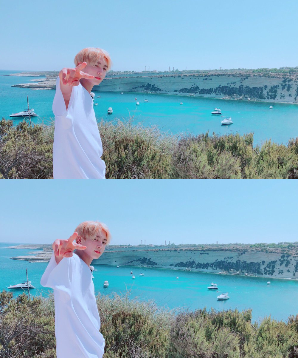 Jungkook dengan rambut barunya