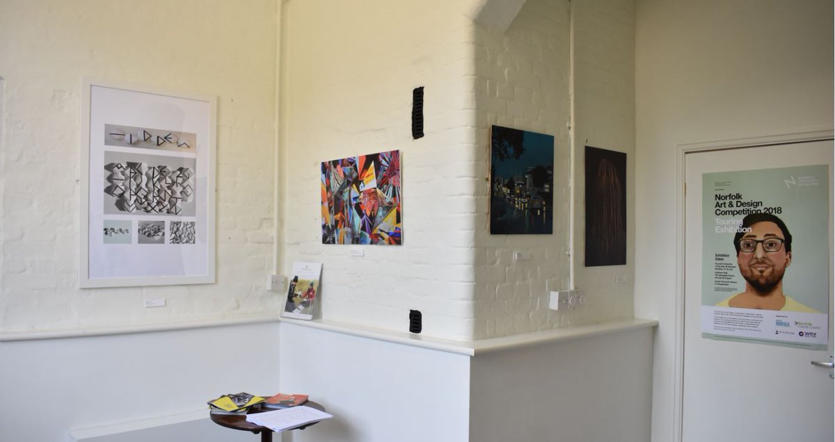 HolkhamEstate's tweet photo. Take a look at the works of art in the Norfolk Art &amp; Design Touring Exhibition in Holkham's Education Room. 

You'll find it at the end of the corridor at the back of the courtyard cafe.

https://t.co/pdQYfGyHkW https://t.co/ieR5ob3tNr