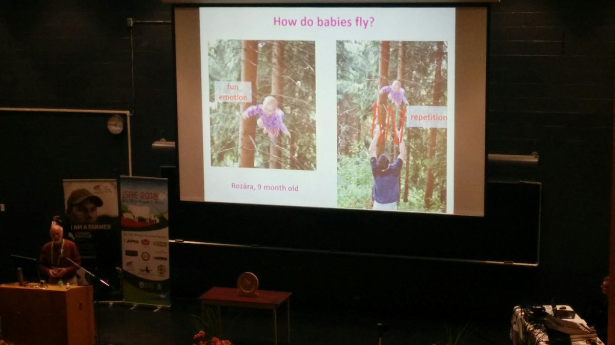 DiegoMoyaSask's tweet photo. That's it for me, my first #ISAE2018 exceeded my expectations. Already counting the days until #ISAE2019 in Norway, where I hope Dr. Spinka will answer the next obvious question: "how do babies land?" I need the answer for a thing a have going on at home... https://t.co/Mv5GvoZ7tY