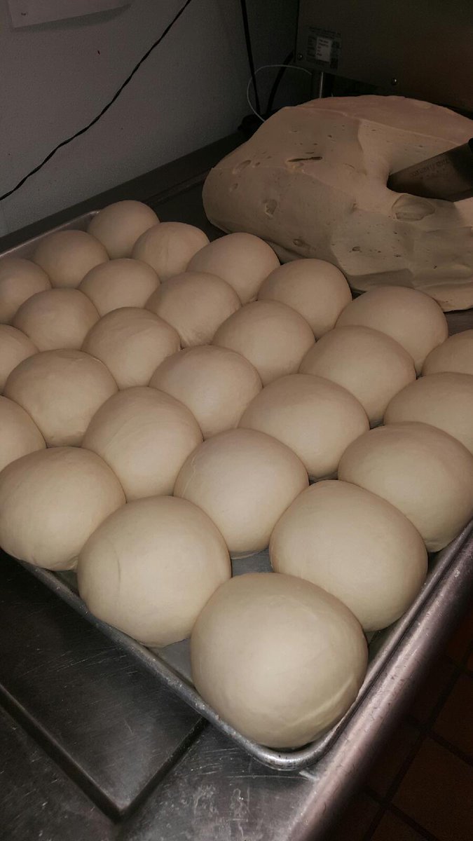SeasonsPizza's tweet photo. #WhileEveryoneIsAsleep we were up early making dough! #PizzaInProgress https://t.co/eJV2hFCS3D