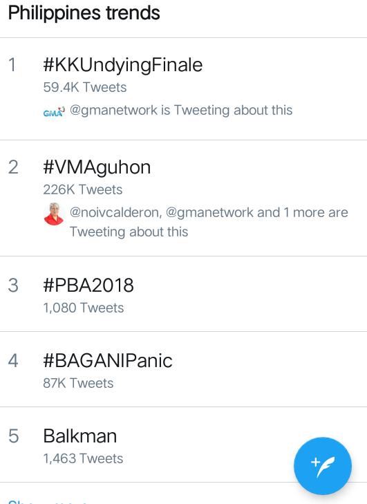 OsamJL's tweet photo. Top spot 💪

#KKUndyingFinale https://t.co/T3eR1MLeaD