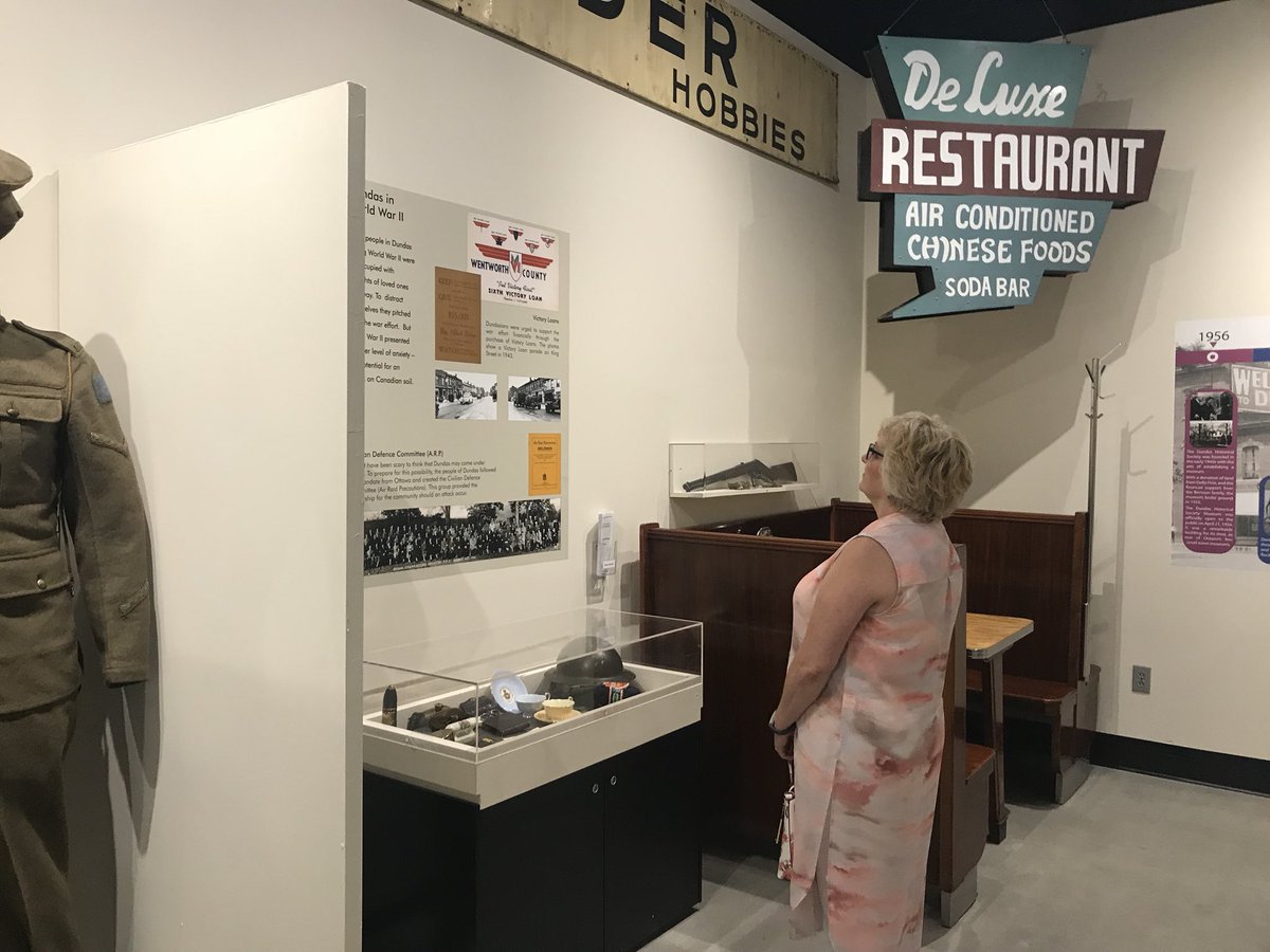 Thank you to all of our Friends of the Museum for joining us in celebrating our re-opening. Regular operating hours resume today. Come check out the exhibits for yourself! #Dundas