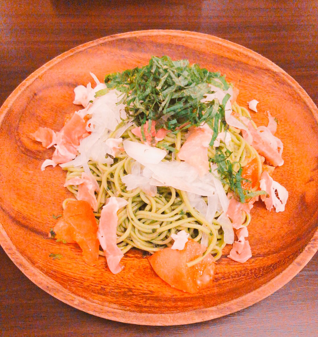 iRis_s_yu's tweet photo. てかね、こんな時間に家にいるのが違和感すぎて家出て来てしまった。パスタ食う♡ https://t.co/SisrxyeFCT