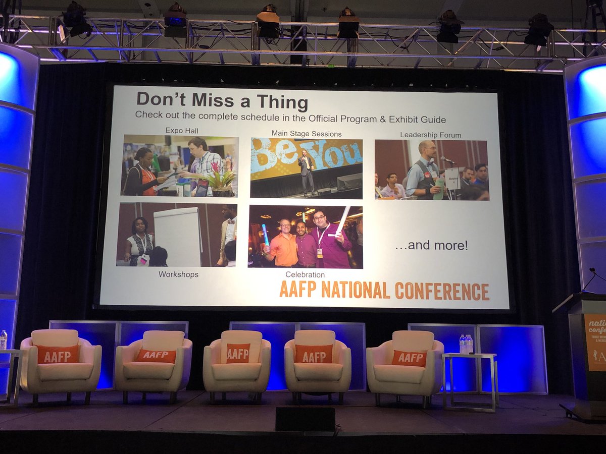 jlbenderMD's tweet image. Don’t miss a thing! Opening session about to start in room 2501. Day two of national conference!! Don’t miss a thing!😎❤️👍#AAFPNC #AAFPChat #FMRevolution