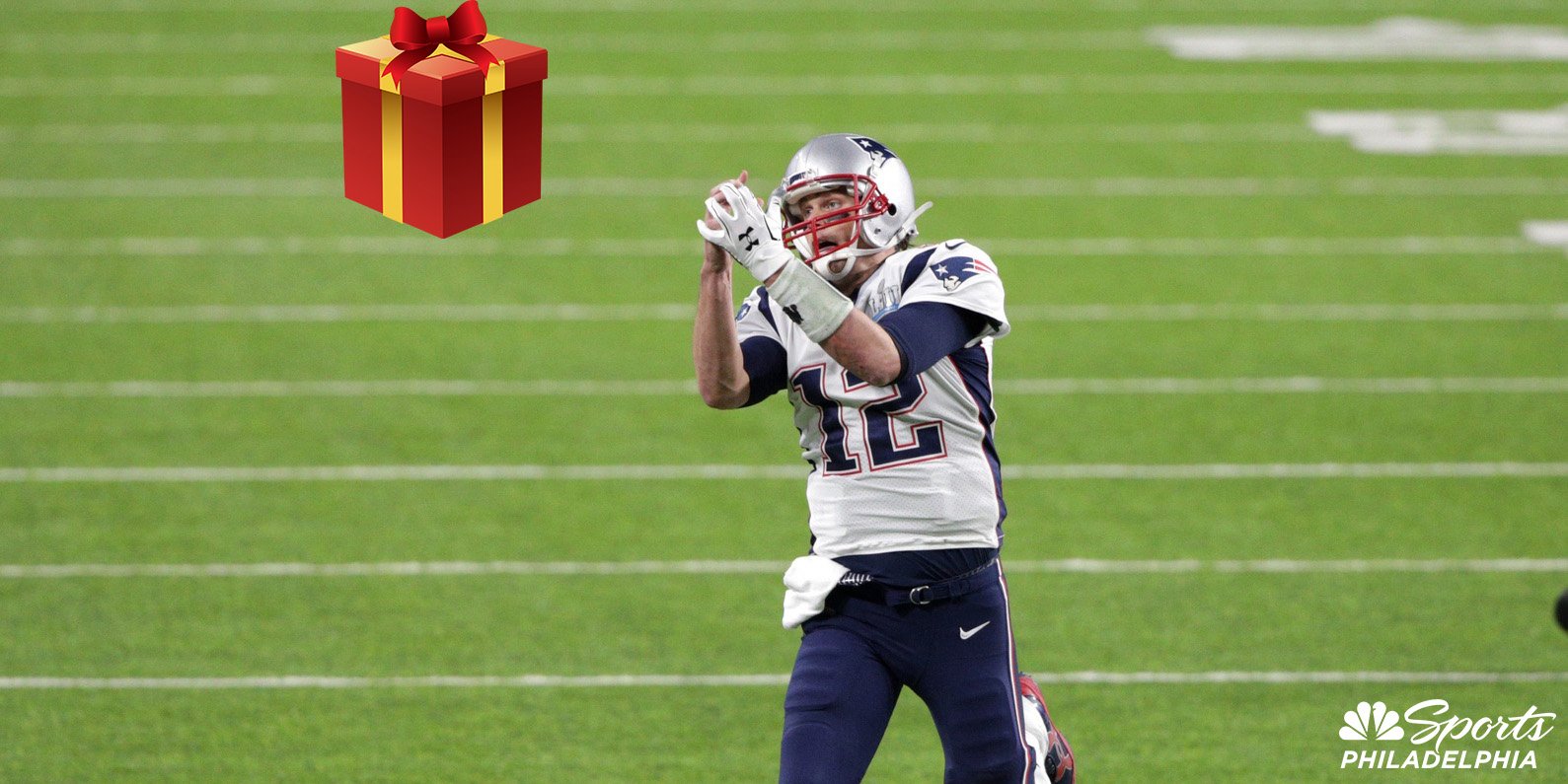 Happy birthday Tom Brady!

If you get him a gift, make sure you hand it to him. 