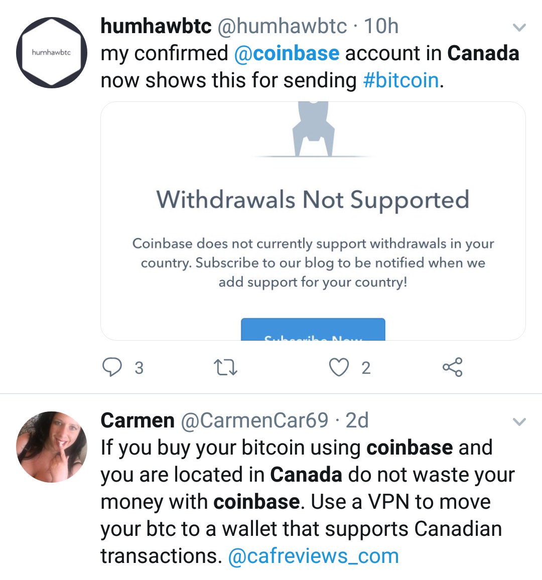 How To Withdraw Bitcoin From Coinbase Canada | Earn A Bitcoin
