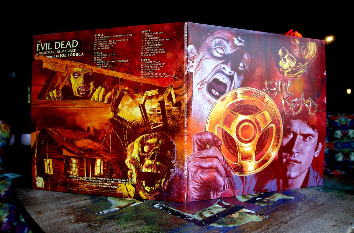 WinyloKINO's tweet photo. The Evil Dead: A Nightmare Reimagined. Muzyka Joe LoDuca. Wydawnictwo @MondoNews i @deathwaltzrecs. https://t.co/FvsweR8QwW