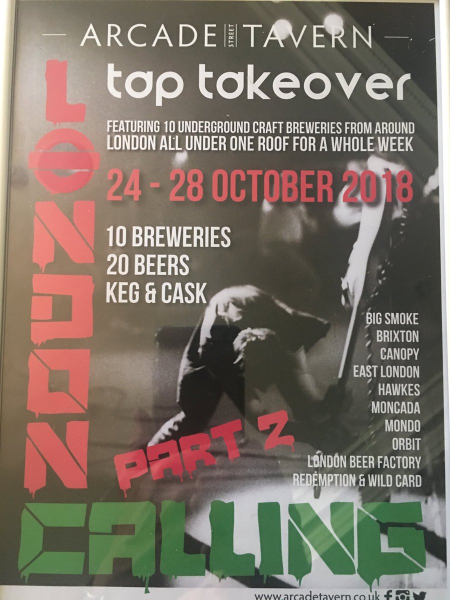 arcadetavern's tweet photo. Make some noise. Look what’s back this year after last year success. 1st bar in suffolk to bring you the underground selection within the m25 all under 1 roof. #London #CraftBeer #Suffolk #Original #beerchat #BeerBandsAndSongs #BeerBods #Ipswich more choice than last year https://t.co/JIcv3TPXtP