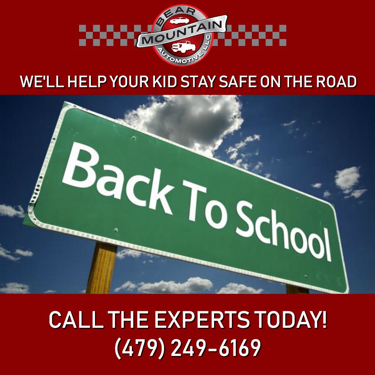 BearMtnAuto's tweet photo. It's that time of the year! Don't forget we offer a student discount of 5%! Call to make an appointment today! https://t.co/h5dFX8FxDm