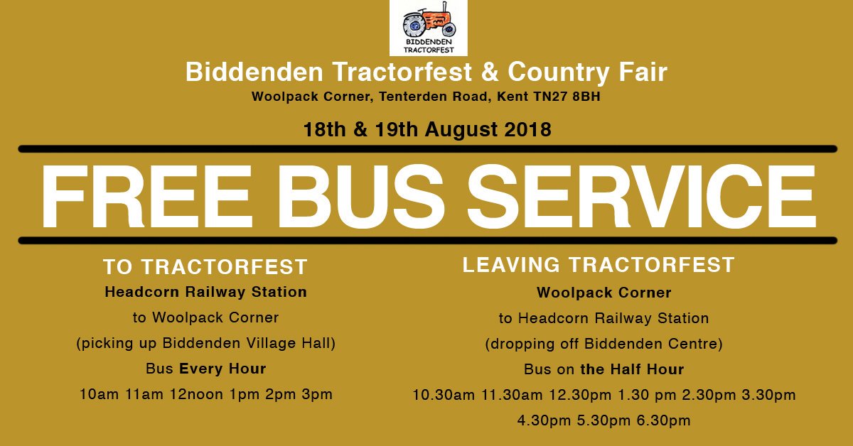 Tractorfest's tweet photo. See you all there @KM_newsroom @BaldExplorer @HeadcornVillage https://t.co/eODU18e6rp