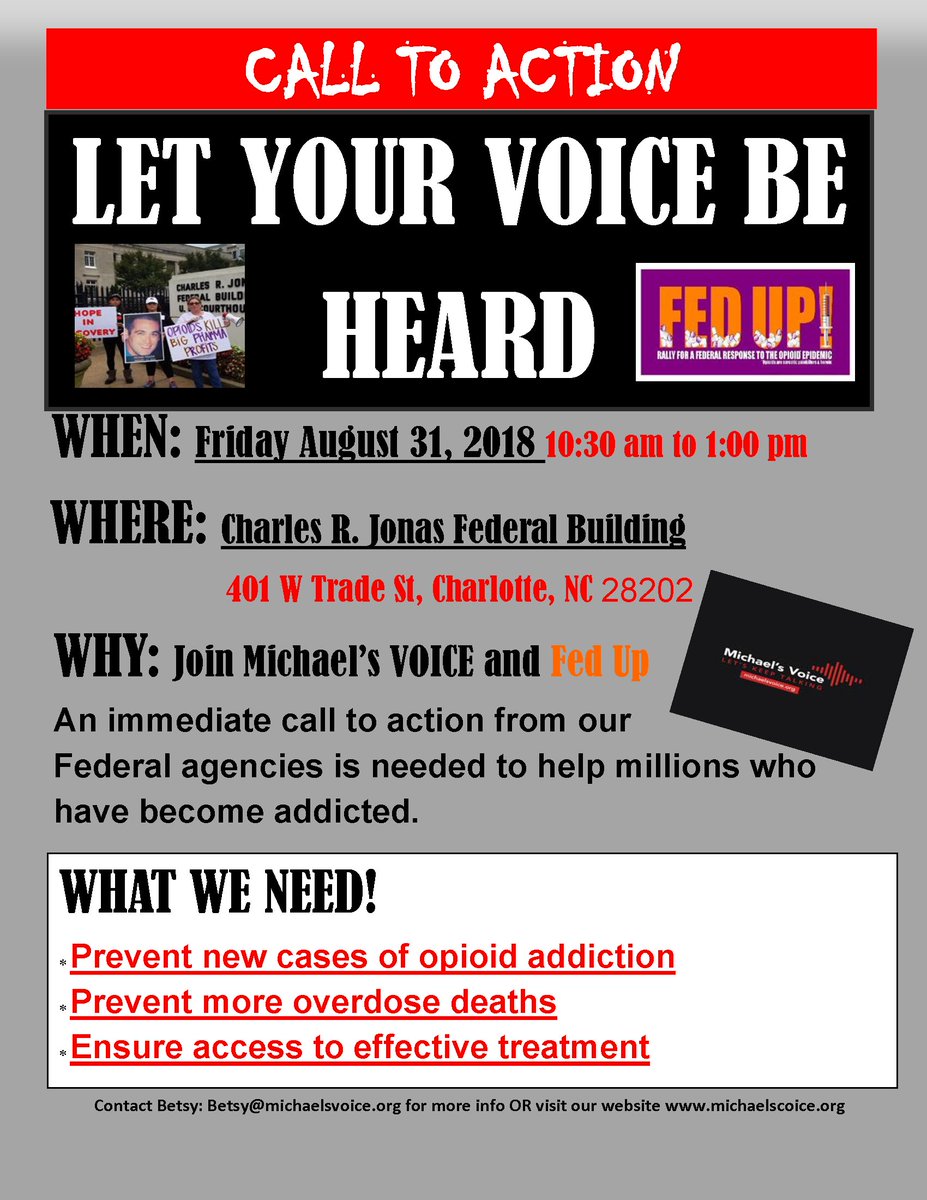 cps_nc's tweet photo. Step up & come out to support @heroinnomore & @FEDUpRally
#preventionforward #opioidprevention #calltoaction #ittakesavillage #addiction #prevention #treatment #recovery #harmreduction #publichealth #advocacy https://t.co/Ip9g2i9Asb