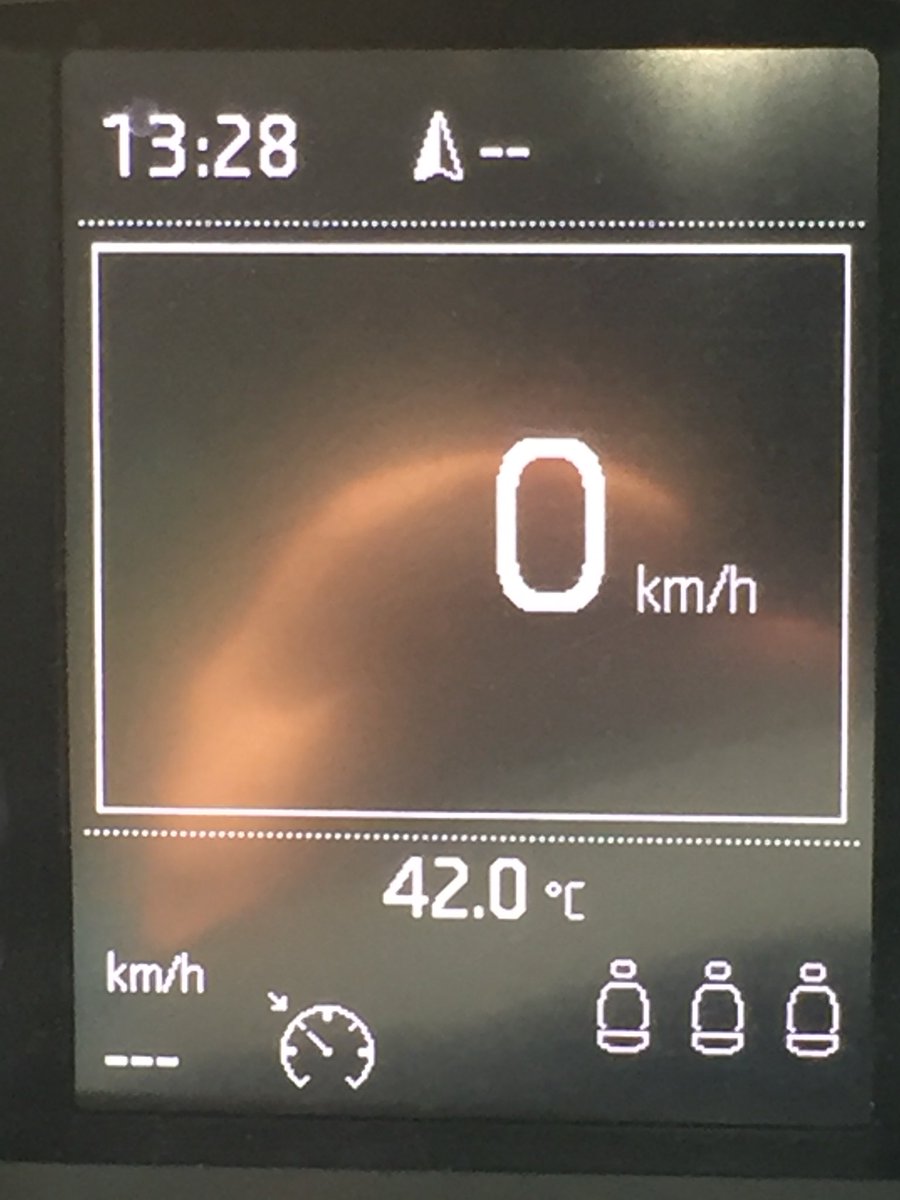 Blij met airco in de auto