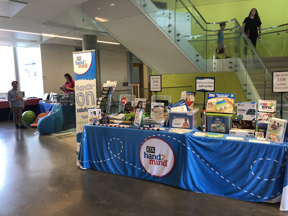 AustinISD_STEM's tweet photo. Thank you to @ETAhand2mind for being a part of #ASMXCON18 and providing two great door prizes for #AISDProud science and mathematics teachers! @AISDMathematics https://t.co/hkOLCfUtdl